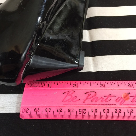 Paidian Black Patent Leather Wedge Size 39 (US 9) - Picture 7 of 7